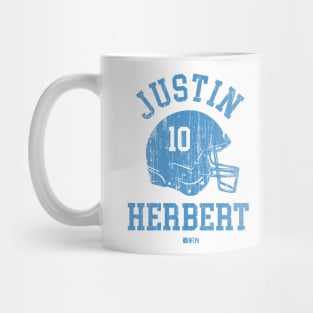 Justin Herbert Los Angeles C Helmet Font Mug